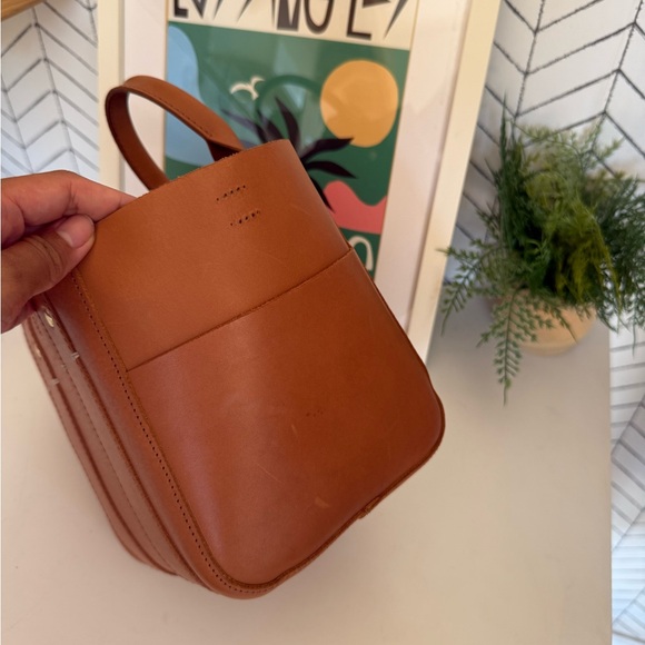 Clare V Tan Leather Tote - Picture 6 of 7